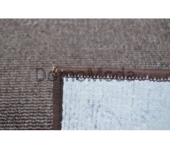 Синтетична килимова доріжка Дарничанка горіх black (Saba 10) - Висока якість за найкращою ціною в Україні зображення 4.